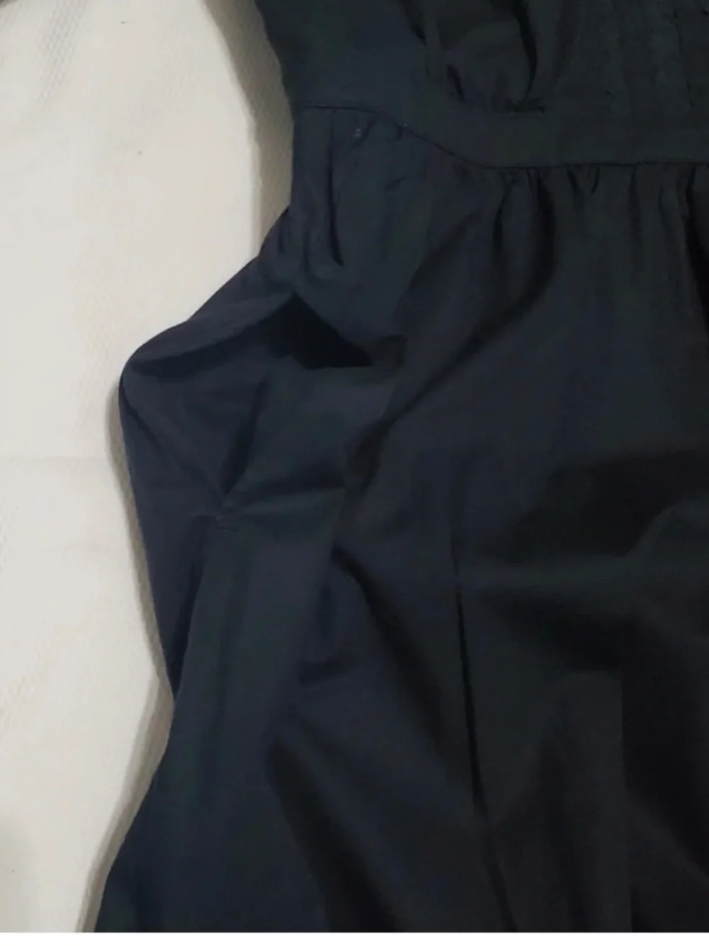 J Crew Black Eyelet Dress